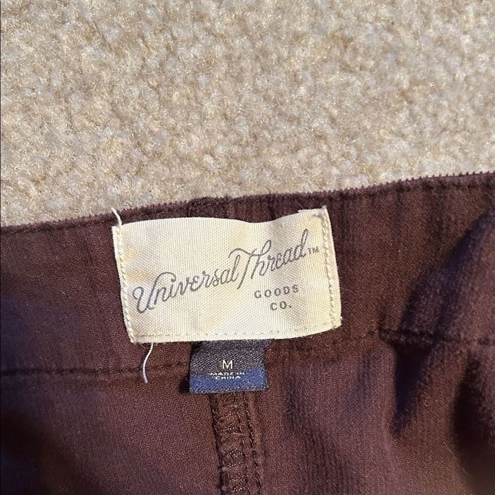 Universal Thread Burgundy Button-Front Midi Dress - image 5